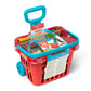 Melissa & Doug Fill and Roll Grocery Basket Play Set With Play Food Boxes and Cans (11 pcs)
