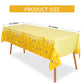 Lecpeting 2 Pcs Bee Tablecloth Bumblebee Plastic Table Covers 87 x 51 Inches Disposable Party Tablecovers for Bumblebee Theme Baby Shower Birthday