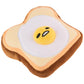 GUND Sanrio Gudetama The Lazy Egg Egg Toast 5-Inch Food Squishy Stuffed Toy