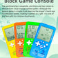 TAQY Cute Cartoon Pattern Brick Game Console Built-in Multi-Block Games Racing/Tank Battle Retro Pocket Machine Electronic Game Portable Toys for