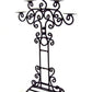 Melody Jane Dolls Houses 1:12 Scale Black Candle Holder #Eiwf551