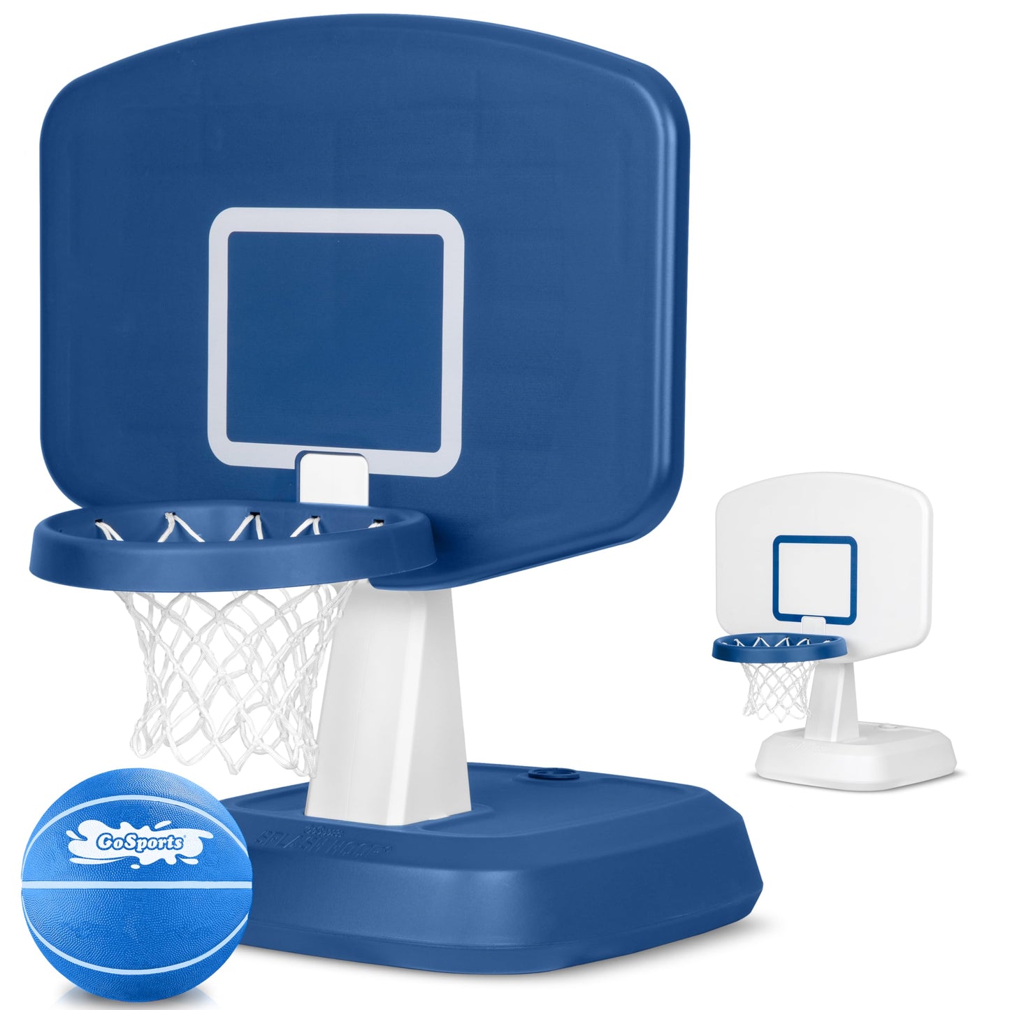 GoSports Splash Hoop Classic Swimming Pool Basketball Game - Blue