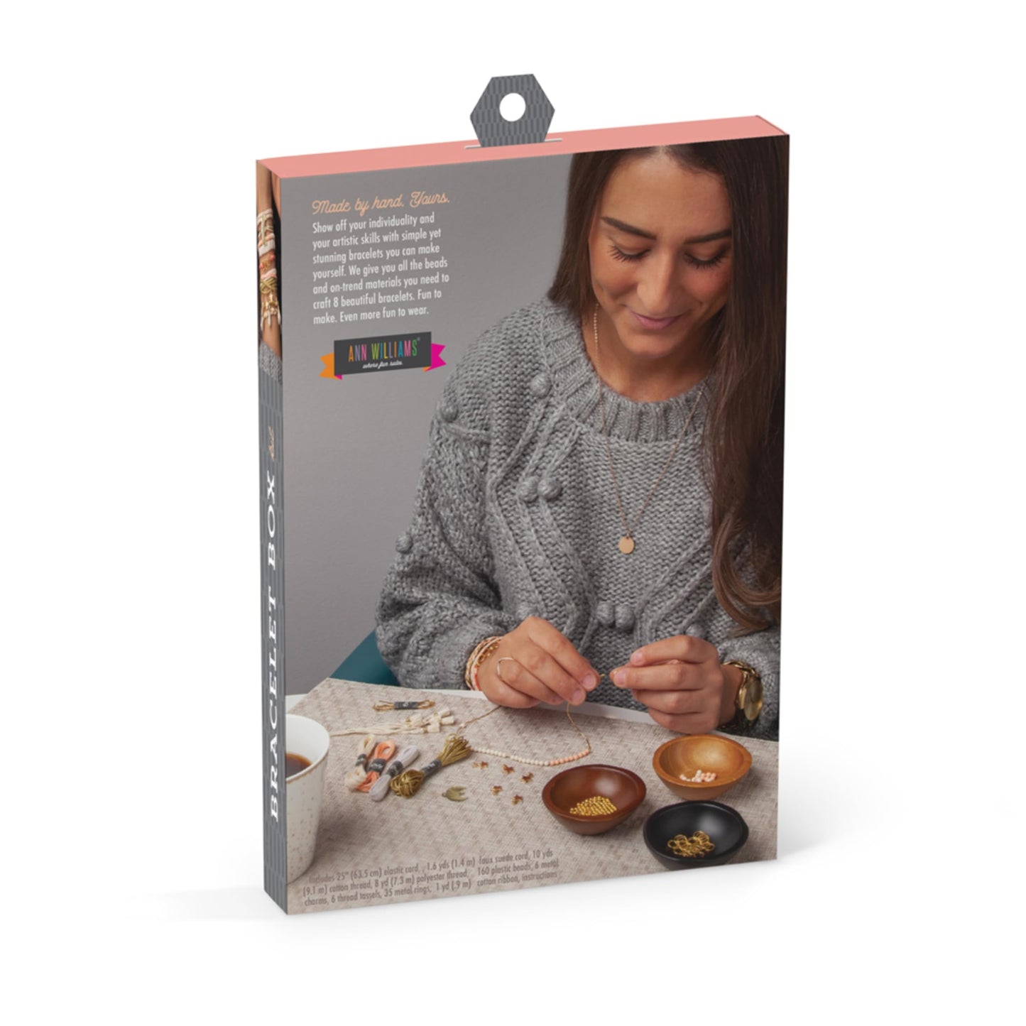 Craft Crush Bracelet Making Kit - Friendship Bracelet Kit, Jewelry Making Supplies, Arts and Crafts, Sleepover Activities, Bracelets for Teen Girls