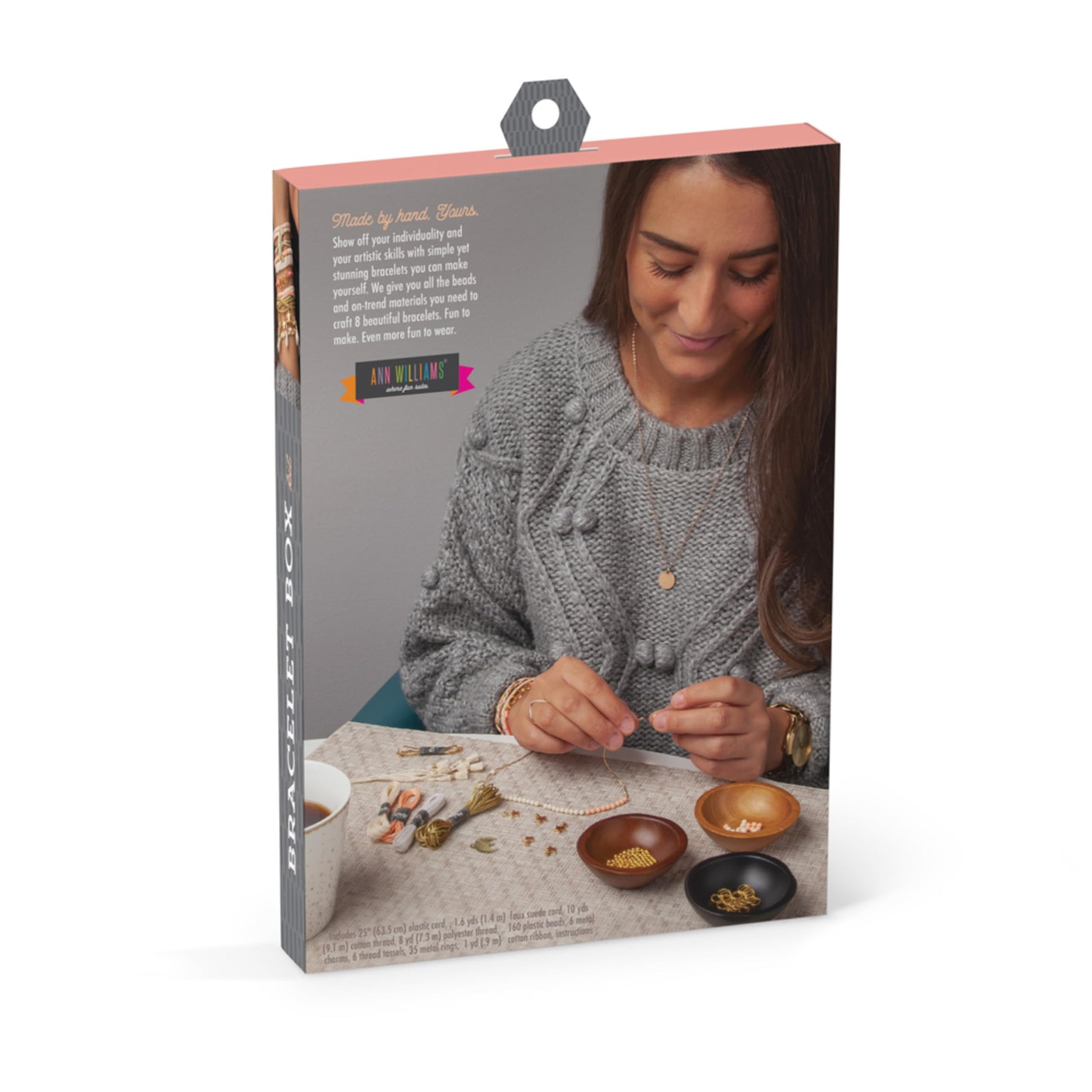 Craft Crush Bracelet Making Kit - Friendship Bracelet Kit, Jewelry Making Supplies, Arts and Crafts, Sleepover Activities, Bracelets for Teen Girls
