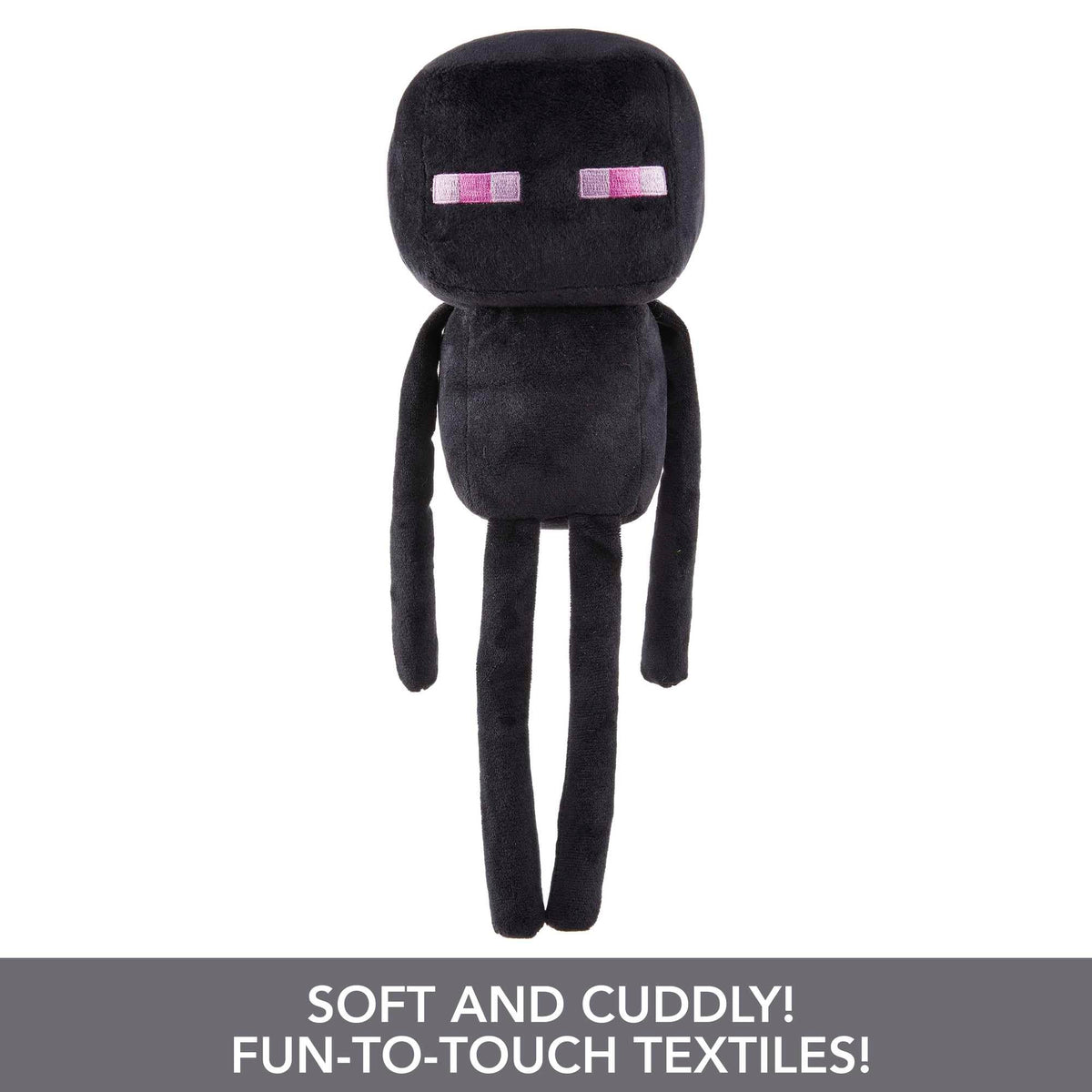 Mattel Minecraft Enderman Character Plush, 8" Soft Dolls