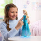 Mattel Disney Frozen Singing Elsa Doll with Lights & Music, Sings “Let It Go” from Movie, Posable with Sparkling Signature Outfit & Removable Shoes