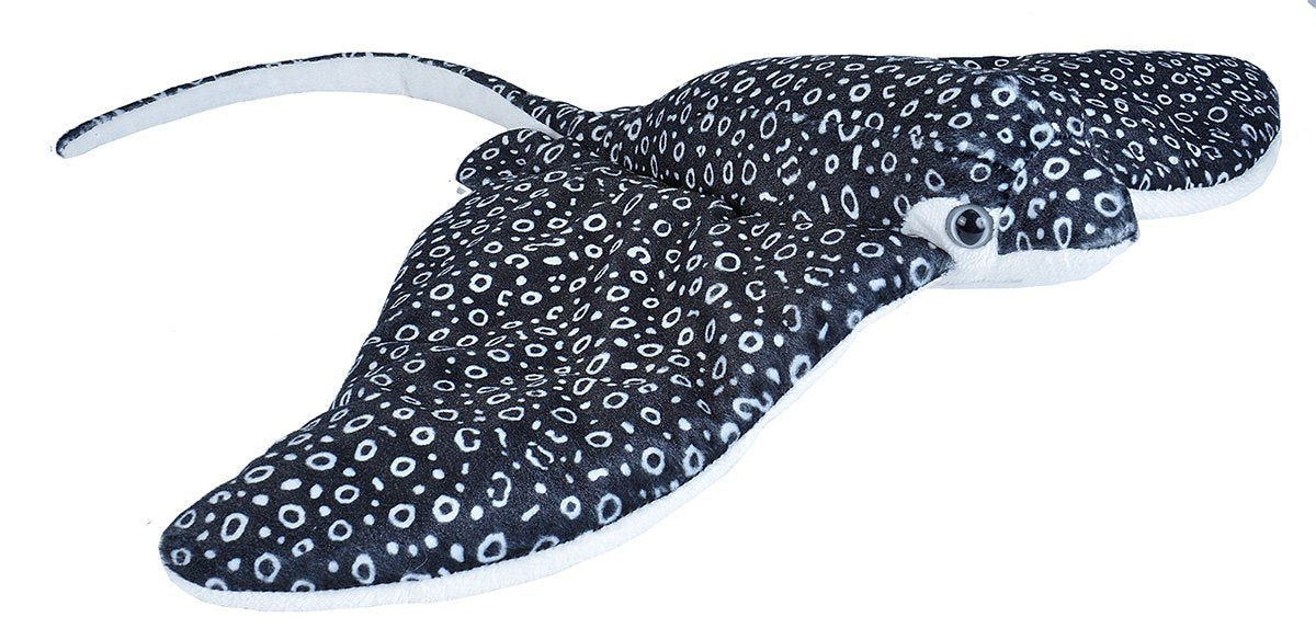 Wild Republic Spotted Eagle Ray Plush, Stuffed Animal, Plush Toy, Gifts for Kids, Cuddlekins 20 inches