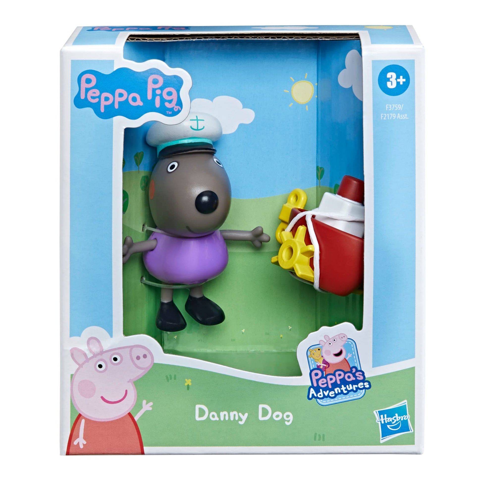 Peppa Pig - Peppa's Adventures Danny Dog Figure with Little Boat