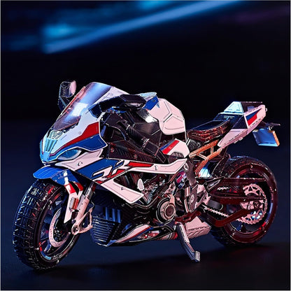 3D Metal Puzzles for Adults,DIY 3D Motorcycle Metal Model Kits Building,Challenge to Assemble DIY Craft Kits, Christmas Birthday Gift Ideas