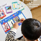 CHEFAN Sentence Building Kit for Kids, Sight Words Flash Cards & Word Cards for Early Reading, Writing Practice and Word Games, Learning Toys