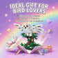 APENGBAOL Snowy Owl Building Blocks Set Flying Bird Micro Mini Bricks Toy on Tree Magic Animal Desk Decor Display Ornament DIY Creative Hobby Gifts