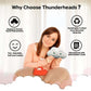 Thunderheads Cumulus Cloud Plushie, Weather-Inspired Soft Collectible with Fun Fact Card for Earth Education, Eco-Conscious Science Gift for Families