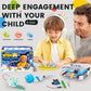 6-in-1 STEM Home Lab Science Kit for Kids Age 8-12, Boys & Girls 9 10 11 13 14 Year Old Educational Adventure Set: Tank & Car Building, Saltwater