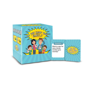 Superious Do You Know Your Family? - Family Question Card Game for Kids, Teens & Adults | 200 Cards Game | Fun Family Game Night, Couples & Travel