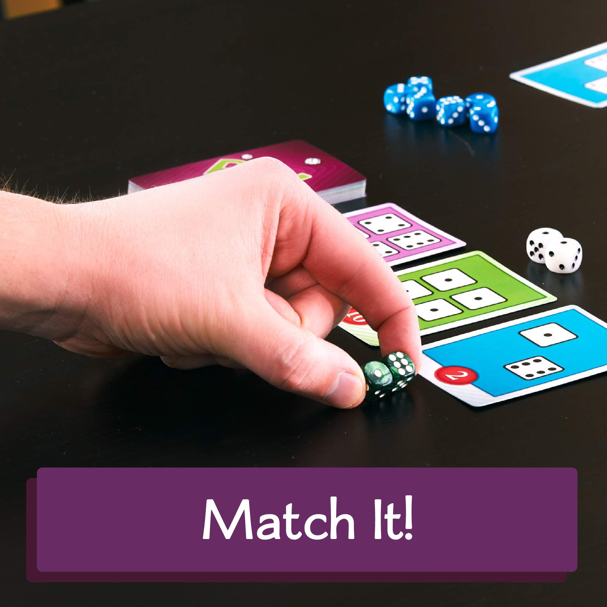 Calliope Roll for It! - Fast Dice Rolling Game of Luck & Strategy for 2-4 Players Ages 8+ | Quick Family Board Game Night Fun - Purple Edition