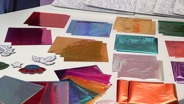 Marvin's Magic Foil Rainbow Stickers - 150 Pack - Kids Art Supplies