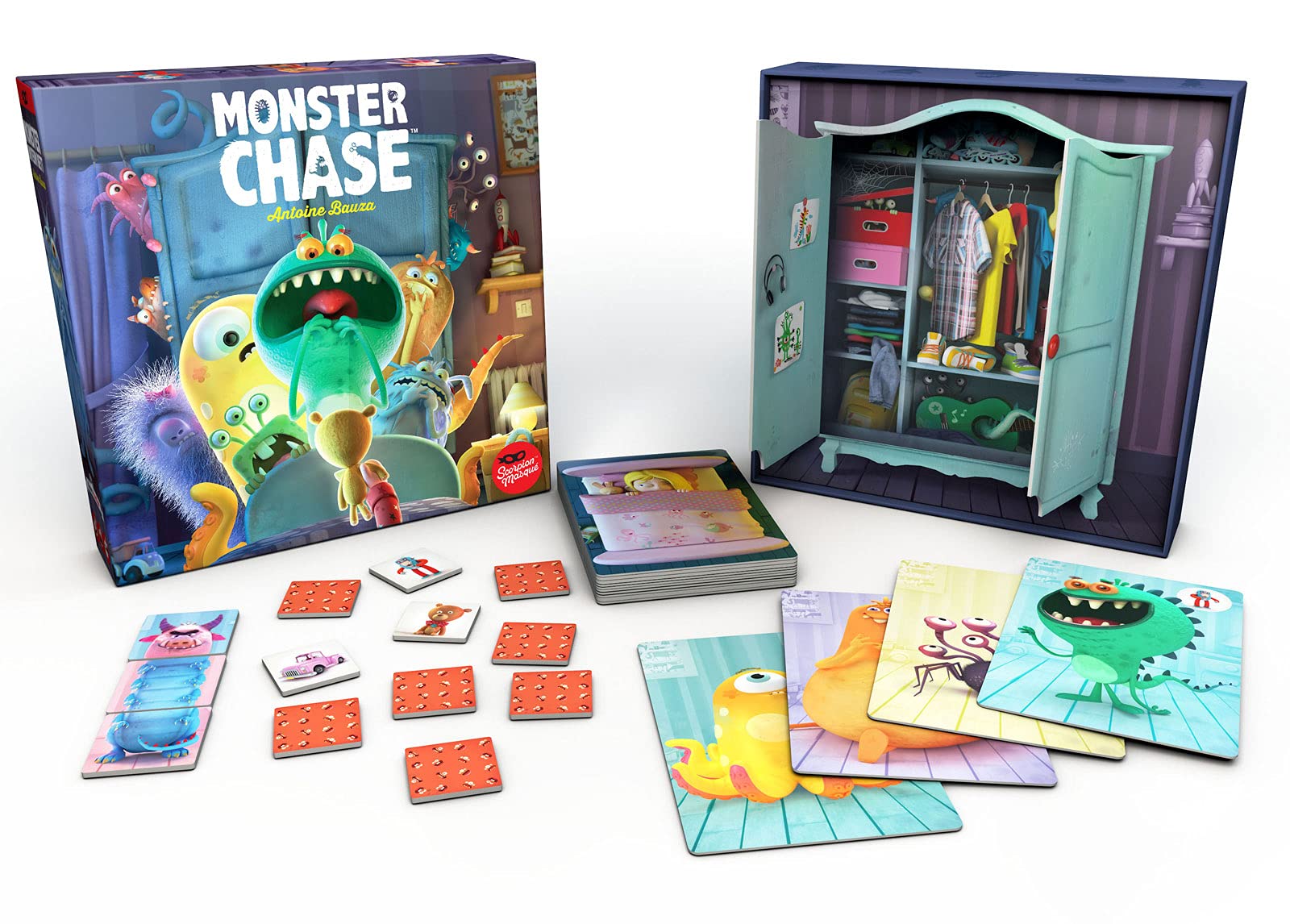 Monster Chase | Scare Away the Mischievous Closet Monsters | Fun Kids Game for All Ages | Cooperative Memory Matching Game | Unique Birthday Gifts