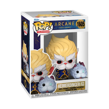 Funko POP TV: Arcane LOL- Heimerdinger with Poro - Arcane: League of Legends - Collectable Vinyl Figure - Gift Idea - Official Merchandise - for Kids