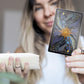 Maitys 300 Pack Clear Tarot Card Sleeves (72x122mm) 200?M Thick, Non-Glare Compatible with TCG & Board Game Cards