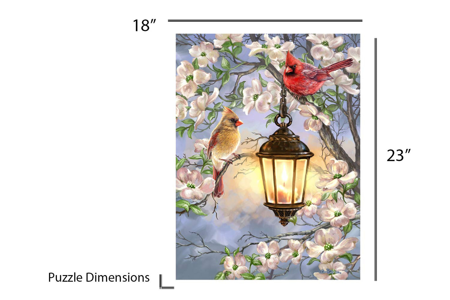 Springbok Spring Lantern 60 Piece Dementia Activity Jigsaw Puzzle for Seniors