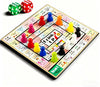 FlamingoCasa Portable Drinking Game Travel Set: Compact Foldable Board & Dice for Camping, Tailgating, Beach - On-The-Go Fun