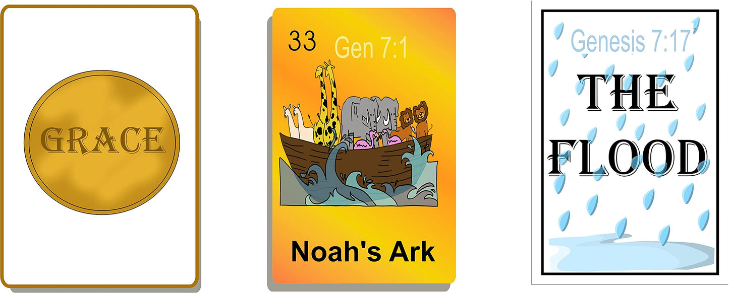 Bible Loteria Game - Christian Bingo - Easy Family-Friendly Party Games - Religious - Card Games for Adults, Large Group Games - Spanish Christian