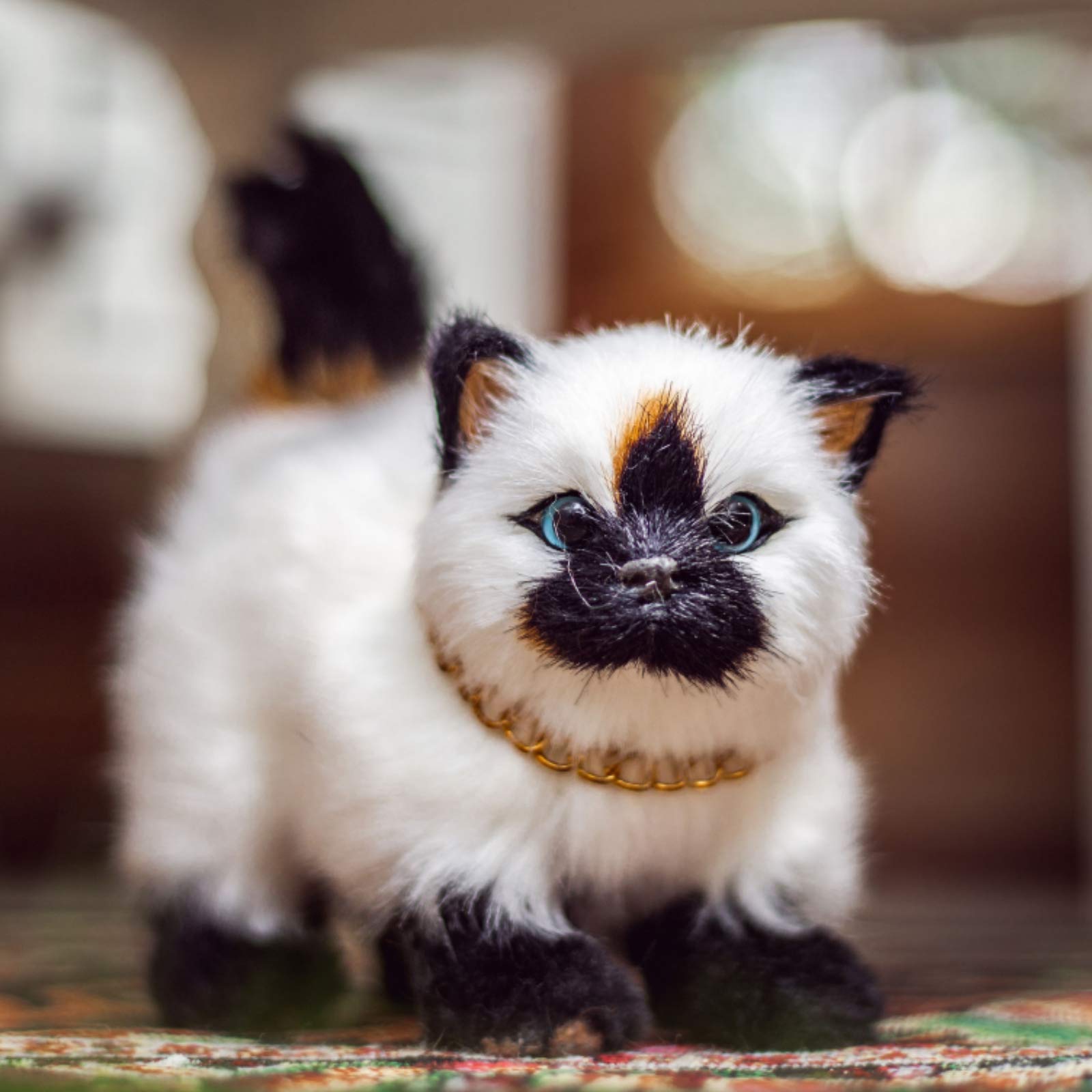 The Queen's Treasures 18 Inch Doll Pets, Siamese Kitty Cat is The Perfect Furry Companion, Doll Toy Compatible with American Girl Dolls