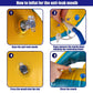 Kalolary Parent-Child Inflatable Baby Swimming Ring with Sun Canopy & Horn