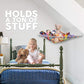 ASBE Jumbo Toy Hammock for Stuffed Animals -Stuffed Animal Net or Hammock, Hanging Ball Net, Doll Net to Hang on Bedroom Wall - Teddy Bear Hanging Net