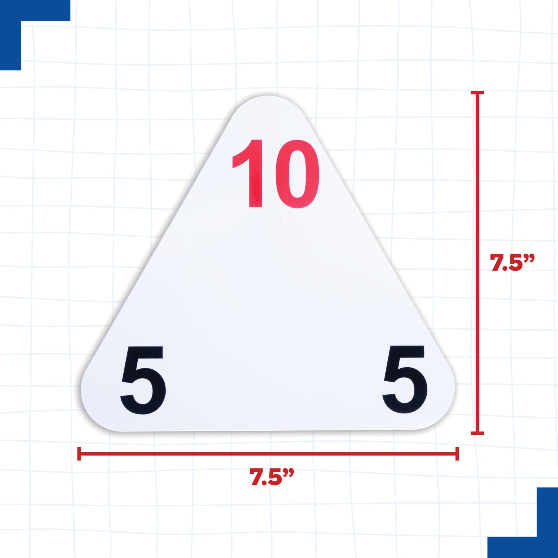 LEARNING ADVANTAGE Original Triangle Flash Cards, Addition & Subtraction