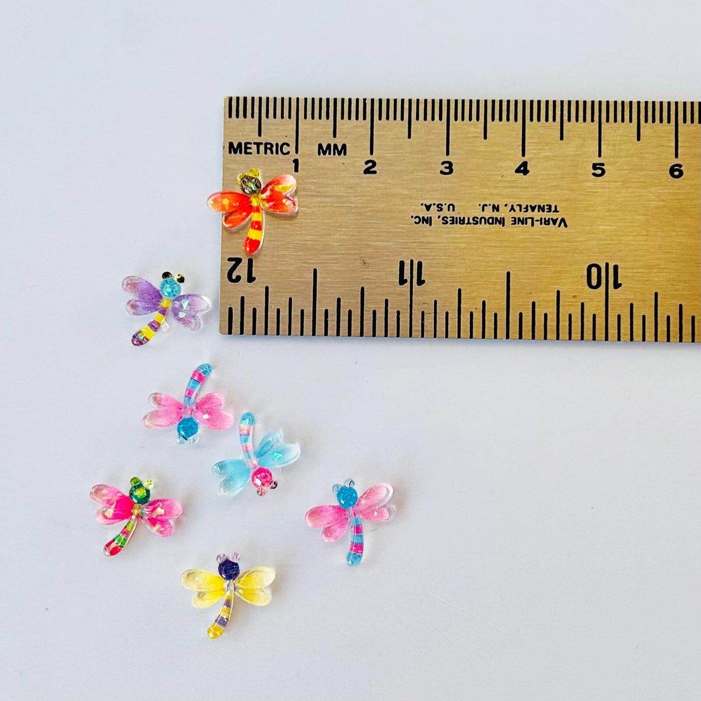 Micro Resin Dragonflies, Dollhouse Miniature Tiny Colorful Butterflies, Terrarium Fairy Garden Cartoon Dragonfly, Mini Micro Landscaping Decoration