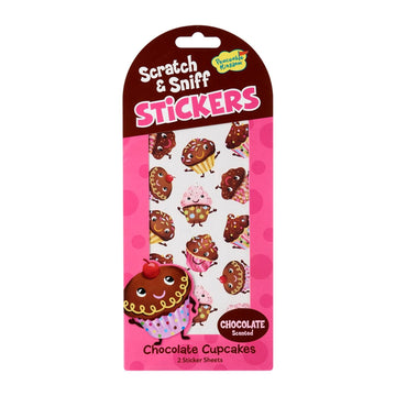 Peaceable Kingdom Press Scratch & Sniff Chocolate Cupcake Scented Sticker Pack