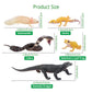 Toymany Reptile Animal Figurine Toys Set, 12 PCS Halloween Desert Amphibians Animal Figures with Komodo Dragon Lizard Snake Chameleon Rainforest Cold