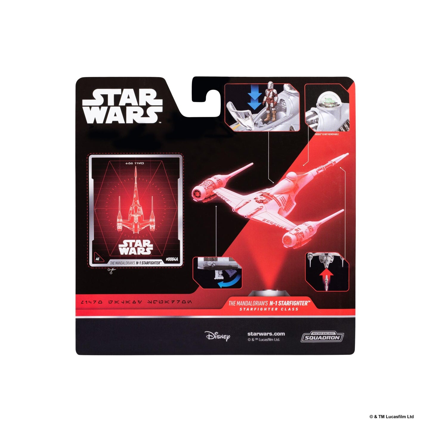 Star Wars™ Micro Galaxy Squadron The Mandalorian's N-1 Starfighter (Armada Edition) - 5-inch Vehicle with 1-Inch Micro Figure Accessory