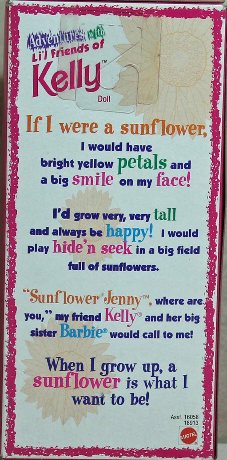 Jenny / Li'l Friends of Kelly / Baby Sister of Barbie / Gardener Doll