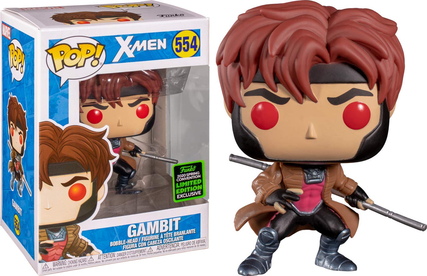 X-Men - Classic Gambit ECCC 2020 Exclusive Pop! Vinyl