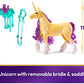 Unicorn Academy, Leaf with 2 Riding Accessories, 11”, Compatible with Ava, Dolls & Unicorn Toys for Girls Ages 4 and up
