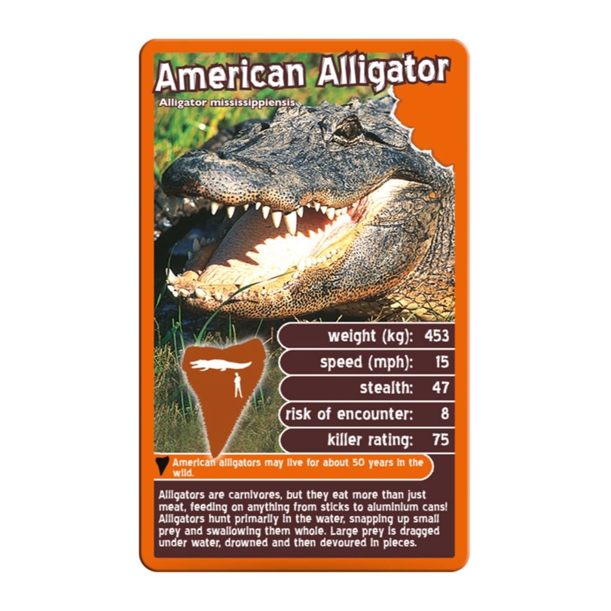 Top Trumps Deadliest Predators Card Game for 3 Years +