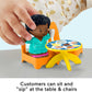 Fisher-Price Little People Toddler Learning Toy Caring for Animals Farm Playset with Smart Stages for Pretend Play Kids (Lemonade Stand)