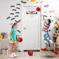 AOKESI Indoor Mini Basketball Hoop Set for Kids -Door Hoops Wall Mount