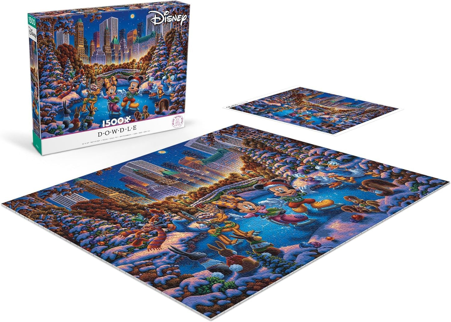 Ceaco - Disney Dowdle Mickey and Friends - 1500 Piece Puzzle for Adults