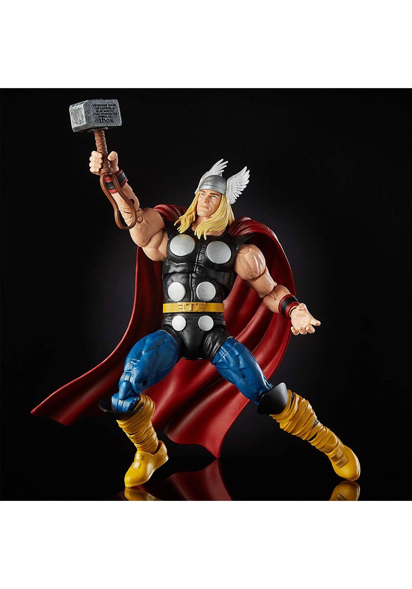 Marvel Comics 80th Anniversary Legends Series 6"-Scale Vintage Comic-Inspired Thor Collectible Action Figure, Brown, Ages 4 and up