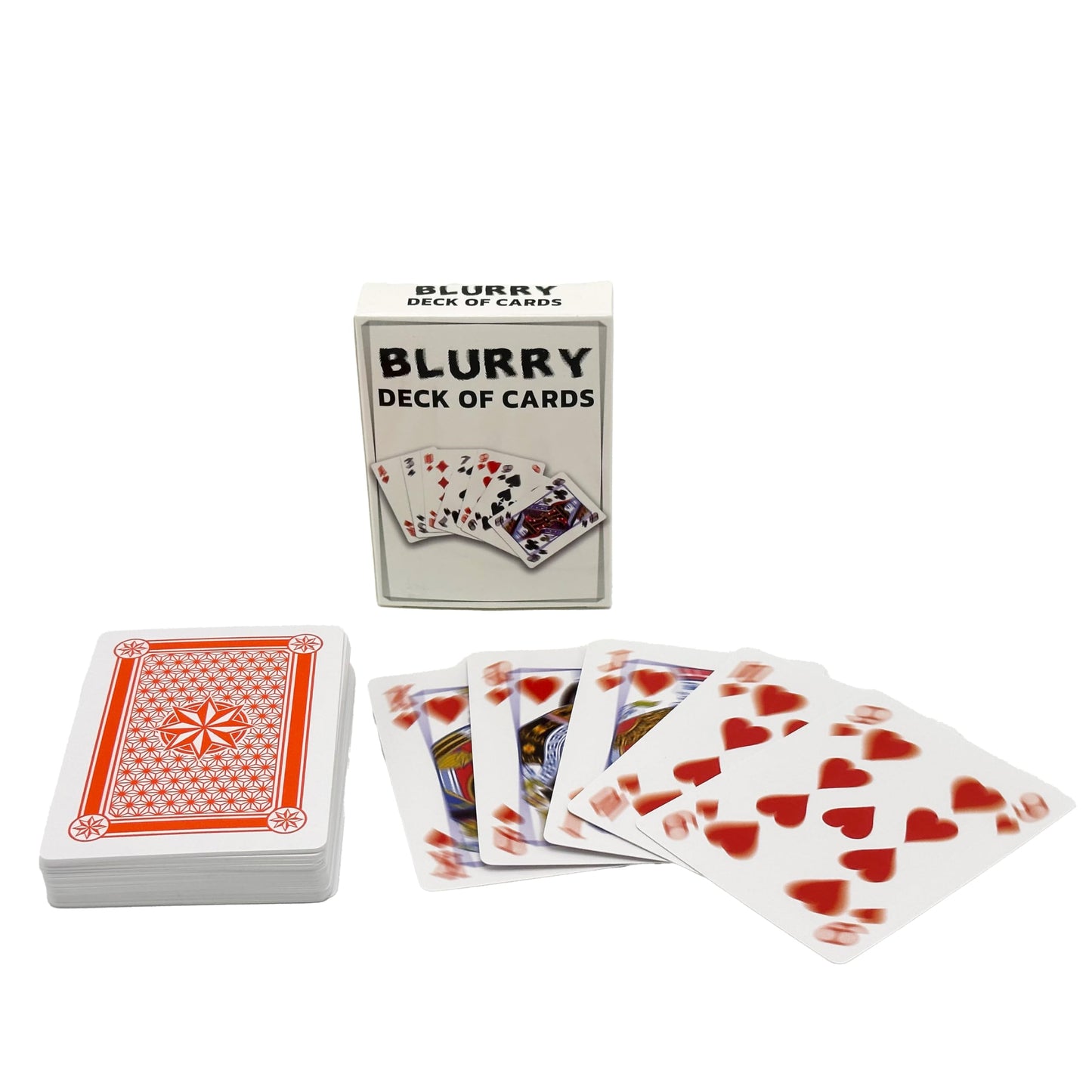 Island Dogs Blurry Deck of Playing Cards - The Ultimate Gag Gift for Gamers, Card Enthusiasts, and Prank Lovers - Hilarious Gift - 52