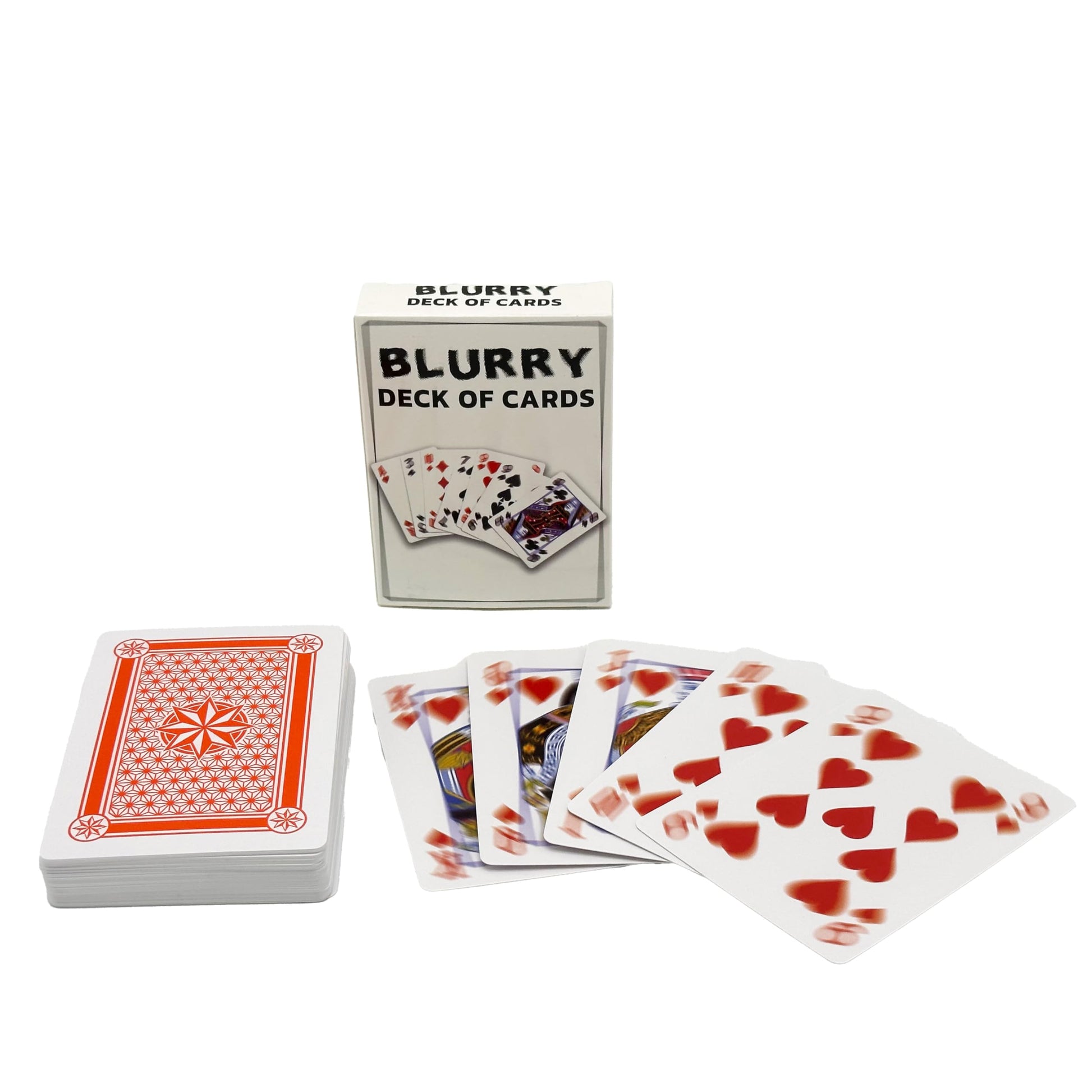 Island Dogs Blurry Deck of Playing Cards - The Ultimate Gag Gift for Gamers, Card Enthusiasts, and Prank Lovers - Hilarious Gift - 52