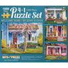 Bits and Pieces 4-in-1 Jigsaw Puzzle, 1000 Piece Puzzles, 20x27