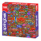 Springbok 1500 Piece Jigsaw Puzzle Nifty Neon - Made in USA