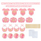 It’s a Girl Centerpiece Sticks, Sweet Pink Gender Reveal Party Decorations - Baby Shower Party Decor - Home Decorations Supplies - 16PCS