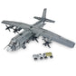 General Jim's AC-130 Hercules Gunship Building Block Set - 1,713 Pieces - Detailed Ground-Attack Aircraft Model Bricks Set - Compatible with Major