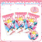 SYUCVQI Ice Cream Drip Baseball Party Decorations Disposable Tablecloth Plastic Baseball Drip Table Cover for Birthday Party Decorations 54 X