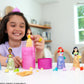 Mattel Disney Princess Small Doll Royal Color Reveal, 6 Surprises Include 1 Doll & 5 Accessories, Party Theme (Dolls May Vary)